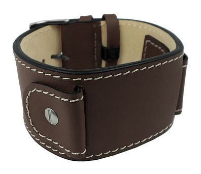 Minott Unterlagenband | Sattelleder mit Kontrastnaht | braun 32340