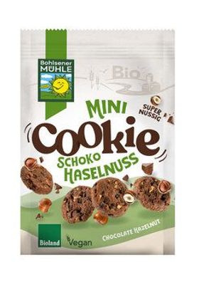 Bohlsener Mühle 6x Mini Cookie Schoko Haselnuss 125g