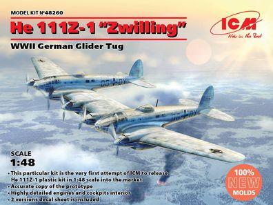 ICM Heinkel He 111Z-1 Zwilling 48260 in 1:48 ICM 3318260 Bausatz