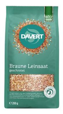 Davert 6x Geschrotete Leinsaat 200g 200g