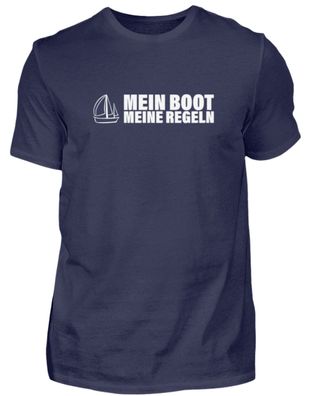 MEIN BOOT MEINE REGRLN - Herren Premiumshirt