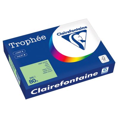 Clairefontaine Kopierpapier 1777PC A4 80g grün 500Bl