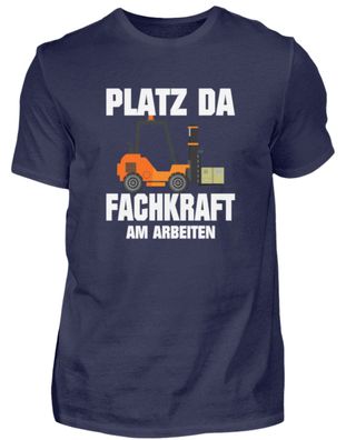 PLATZ DA Fachkraft AM Arbeiten - Herren Premiumshirt