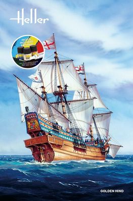 Heller 1:96 56829 Starter KIT Golden Hind