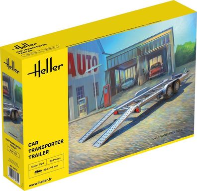 Heller 1:24 80774 Car Transporter Trailer