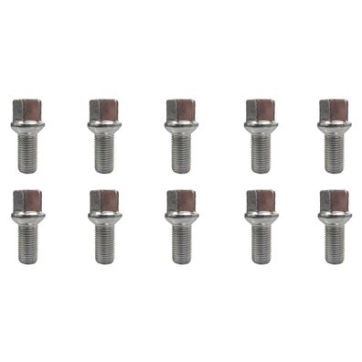 10 Radschrauben Radbolzen Kugelbund M12x1,5 30mm Audi Mercedes-Benz Smart VW