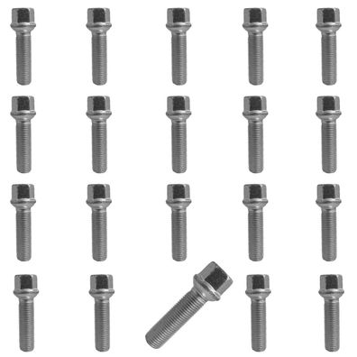 20 Radschrauben Radbolzen Kugelbund M14x1,5 43mm Audi Mercedes-Benz Seat (Gr. M14)