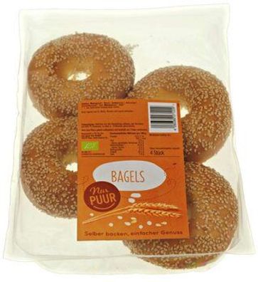 Nur Puur 6x Bagels, 4 Stück 280g