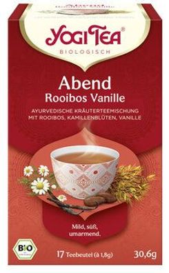 Yogi Tea®, Yogi Tea GmbH Yogi Tea® Abend Rooibos Vanille Bio 17x1,8g