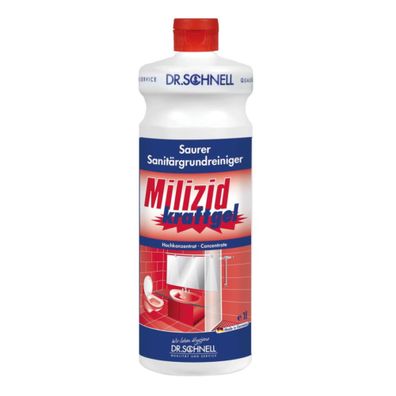 Dr. Schnell Milizid Kraftgel Sanitärgrundreiniger - 1 Liter | Flasche (1000 ml)