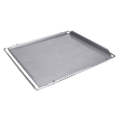 Städter We love baking Serie Herdbackblech 40 x 35 cm Silber mit Spezial-Lochun