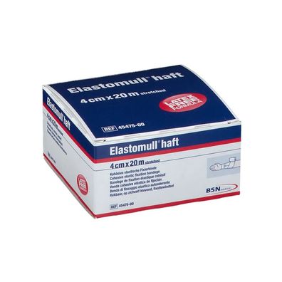 BSN Elastomull® haft, elastische Fixierbinde 4 cm x 20 m | Packung (1 Binde)