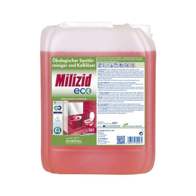 Dr. Schnell Milizid ECO Sanitärreiniger und Kalklöser - 10 Lite| Karton (1 Kanister)