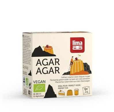 Lima 6x Agar-Agar Pulver 12g