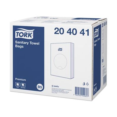 Tork 204041 Hygienebeutel Weiß B5 | Karton (48 Packungen)