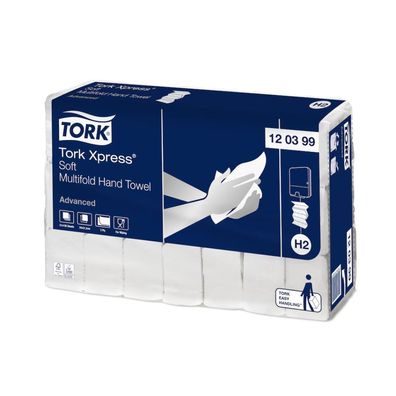 Tork Xpress® 120399 weiches Multifold-Handtuch Advanced H2 2-lagig 34cm | Karton (21