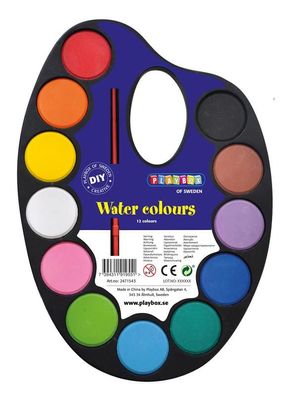 Palette mit Wasserfarben, 1 Stück