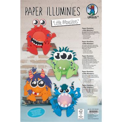 Minilichter Paper Illuminies Little Monsters