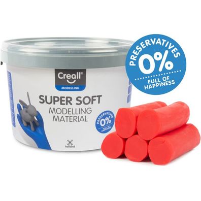 Creall® Knete superweich rot 1750 g