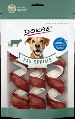 DOKAS - Kau-Spirale mit Entenbrust (8 x 110g)