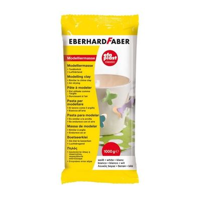 Modelliermasse weiß, 1 kg von Eberhard Faber