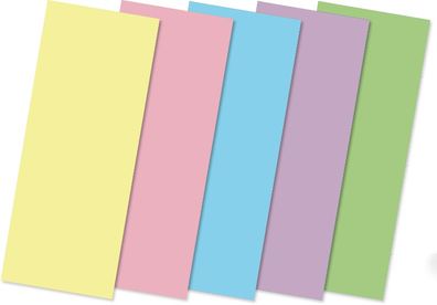 Laternenzuschnitte Transparentpapier Uni pastell, 50 x 20 cm, 25 Blatt