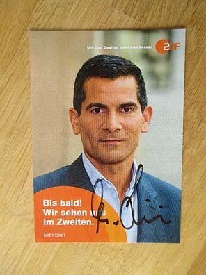 ZDF Fernsehmoderator Mitri Sirin - handsigniertes Autogramm!!!