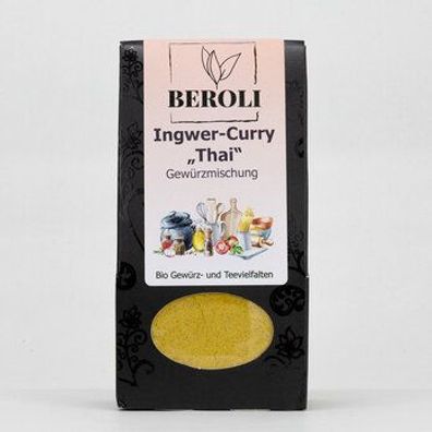 Bio Beroli Gewürzmischung Ingwer Curry Thai Beroli 60g