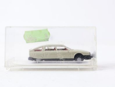 Praliné H0 Modellauto Citroen CX Prestige Limousine grau/beige, rote Sitze 1:87