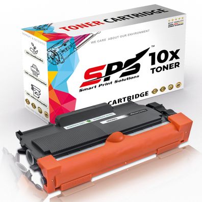 10x Kompatibel für Brother Intellifax 2840 Toner TN-2220 Schwarz