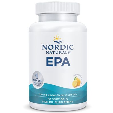 Nordic Naturals, EPA, 1210mg Omega-3, Zitrone, 60 Weichkapseln