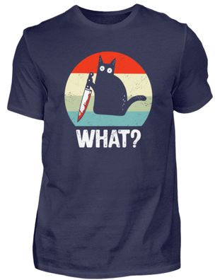 WHAT? - Herren Premiumshirt