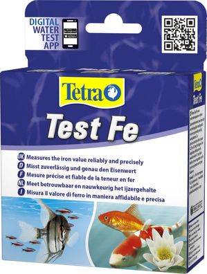 Tetra Wassertest zur Messung von Eisen Fe Tröpfchentest