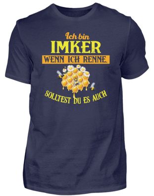ich bin IMKER WENN ICH RENNE Solltest - Herren Premiumshirt