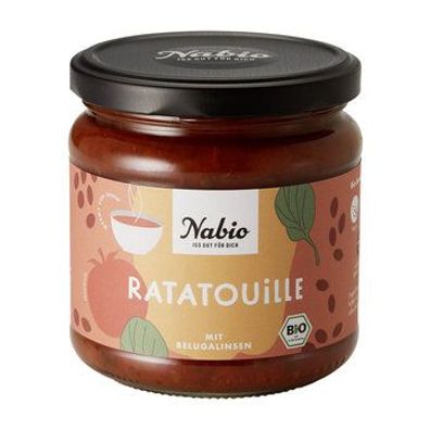 Nabio Nabio Eintopf im Glas Ratatouille mit Belugalinsen 365g