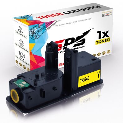 1x Kompatibel für Kyocera Ecosys P5526 Toner 1T02R7ANL0 TK-5240Y Gelb