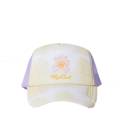 RIP CURL Kids Snapback Trucker Cap Crystal Cove yellow