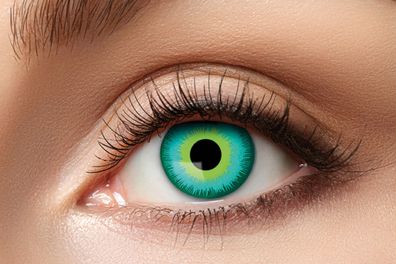 Green Eye Kontaktlinsen. Grüne Farblinsen