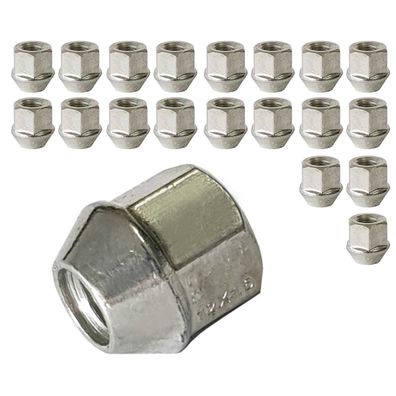 20 Radmuttern M12x1,5 für Smart Forfour (Gr. M12)