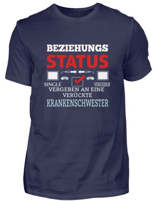 Beziehungs STATUS SINGLE Vergeben VERGEN - Herren Premiumshirt