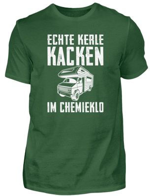 ECHTE KERLE KACKEN IM Chemieklo - Herren Shirt