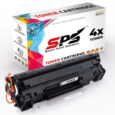 4x Kompatibel für HP Laserjet Pro MFP M128 Toner 83A CF283A Schwarz