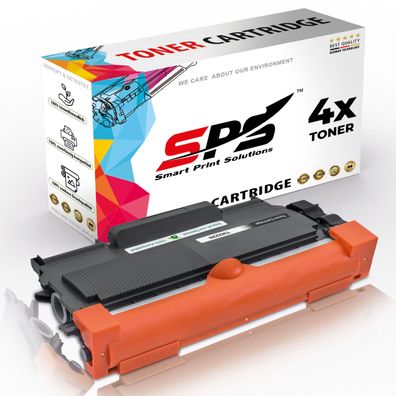 4x Kompatibel für Brother DCP-7060 Toner TN-2220 Schwarz