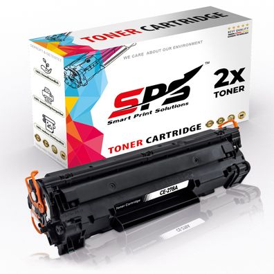 2x Kompatibel für HP Laserjet Pro M1536DNF Toner 78A CE278A Schwarz