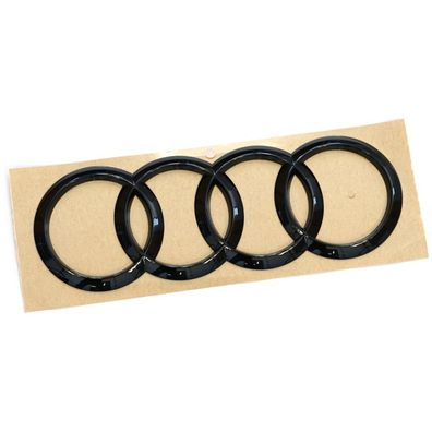 Original Audi A3 (8Y) Limousine Ringe Logo Black Edition Emblem schwarz 8Y5071802