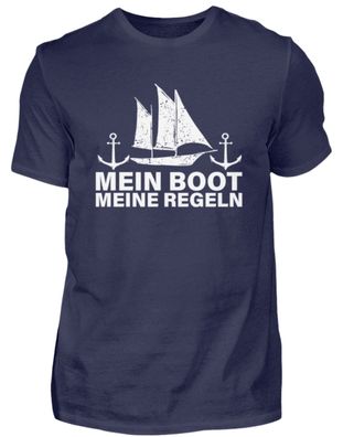 MEIN BOOT MEINE REGELN - Herren Premium Shirt-HW3PSTHD