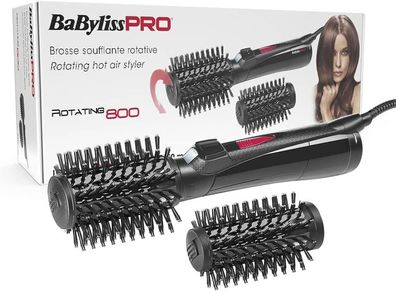 Babyliss Rotating 800 Warmluftbürste 800 Watt, 40mm+50mm Durchmesser