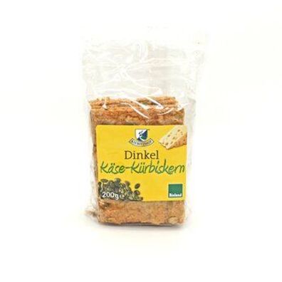 Kiebitzhof 6x Bio Dinkel-Knäcke Käse-Kürbiskern, Bioland 200g