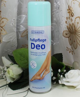 200ml Vitawohl Fuß Deo Vitalpflege Fußdeo Fußspray m. Provitamin B5 Deodorant