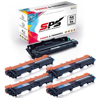 4x TN245 TN246 Toner Cyan + 1x DR241 Trommel kompatibel für Brother MFC-9142 Broth